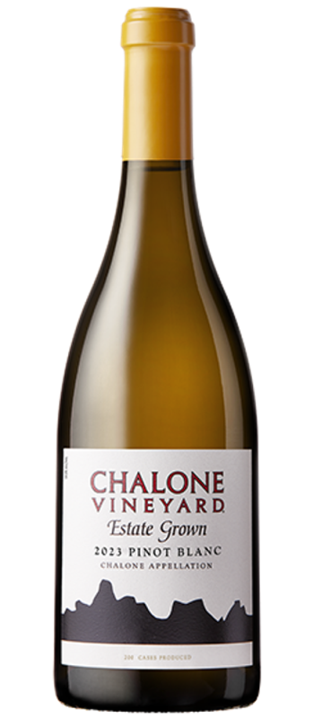 bottle shot 2023 estate pinot blanc