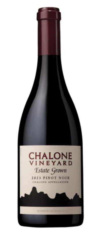 bottle shot 2023 estate pinot noir